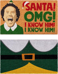 Gertmenian Paramount The Elf Coir Doormat - 2x3 Welcome Mat (2-Pack), Ideal for High Traffic Areas in Front Door, Garage, Entryway - OMG/Costume, 80025