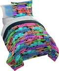 Disney Pixar Cars McQueen Full Size Comforter Set 7 Piece Bedding, Black | Racecar, Kids Bed in a Bag, Comforter Sheets Shams Pillowcases, Official Product, Microfiber, Machine Washable, Boys Gift