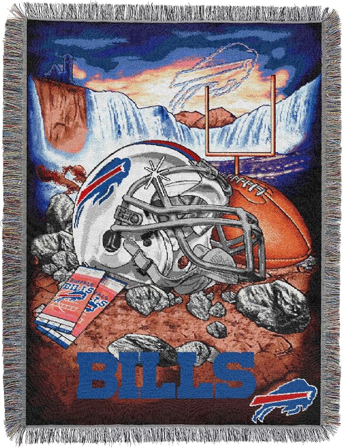 Northwest NFL Woven Tapestry Wall Hanging, 48 x 60 Inches, Officially Licensed, Decorative Fringes