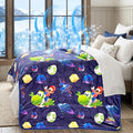 Super Mario Galaxy Movie Cooling Throw for Hot Sleepers, 50 x 70 Inch Lightweight All-Season, Soft Breathable Cooling Fabric for Couch, Bed, (Officially Licensed Product) by Franco Calm