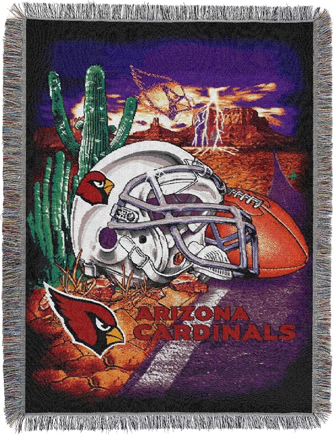 Northwest NFL Woven Tapestry Wall Hanging, 48 x 60 Inches, Officially Licensed, Decorative Fringes