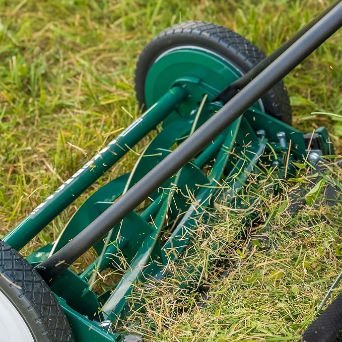 American Lawn Mower 1725-16GC 16" 7-Blade Reel Mower with Grass Catcher