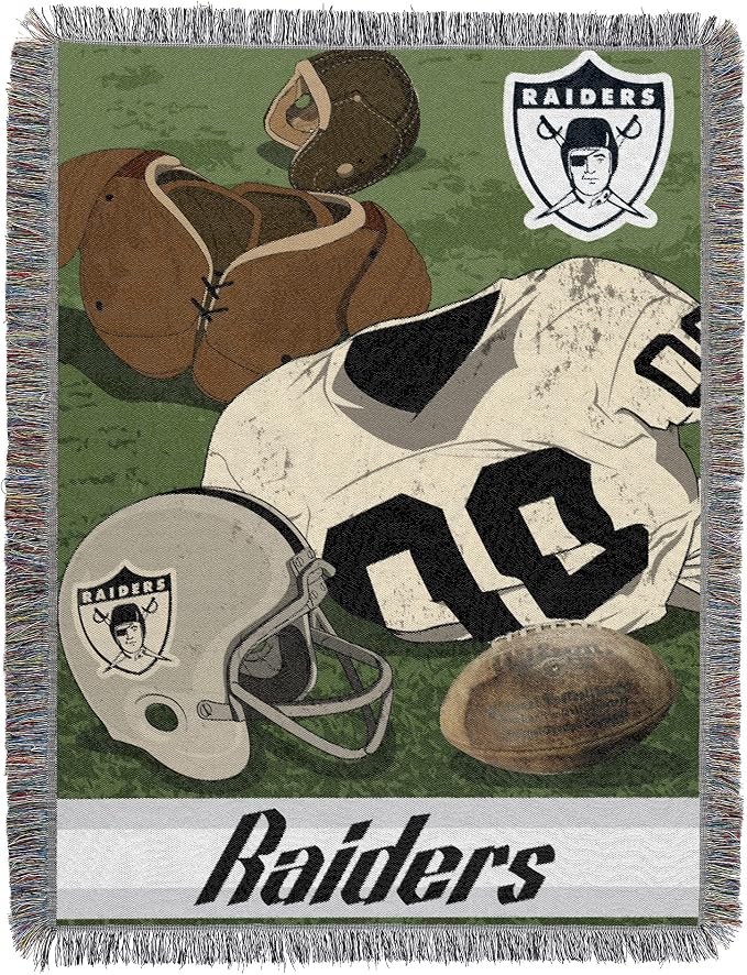 Northwest NFL Woven Tapestry Wall Hanging, 48 x 60 Inches, Officially Licensed, Decorative Fringes