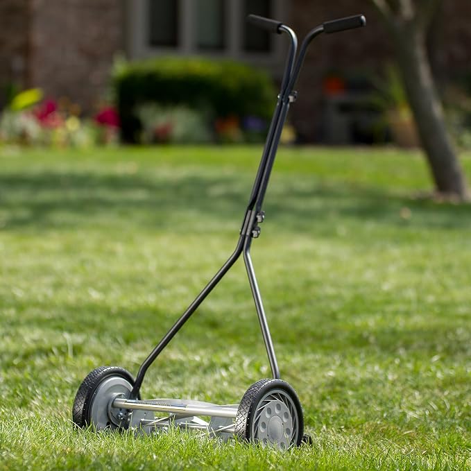 Great States 415-16 16-Inch Reel Mower Standard Full Feature Lawn Mower with T-Style Handle and Heat Treated Blades | American Lawn Mower Company SK-1 Reel Lawn Mower, Compound Sharpening Kit