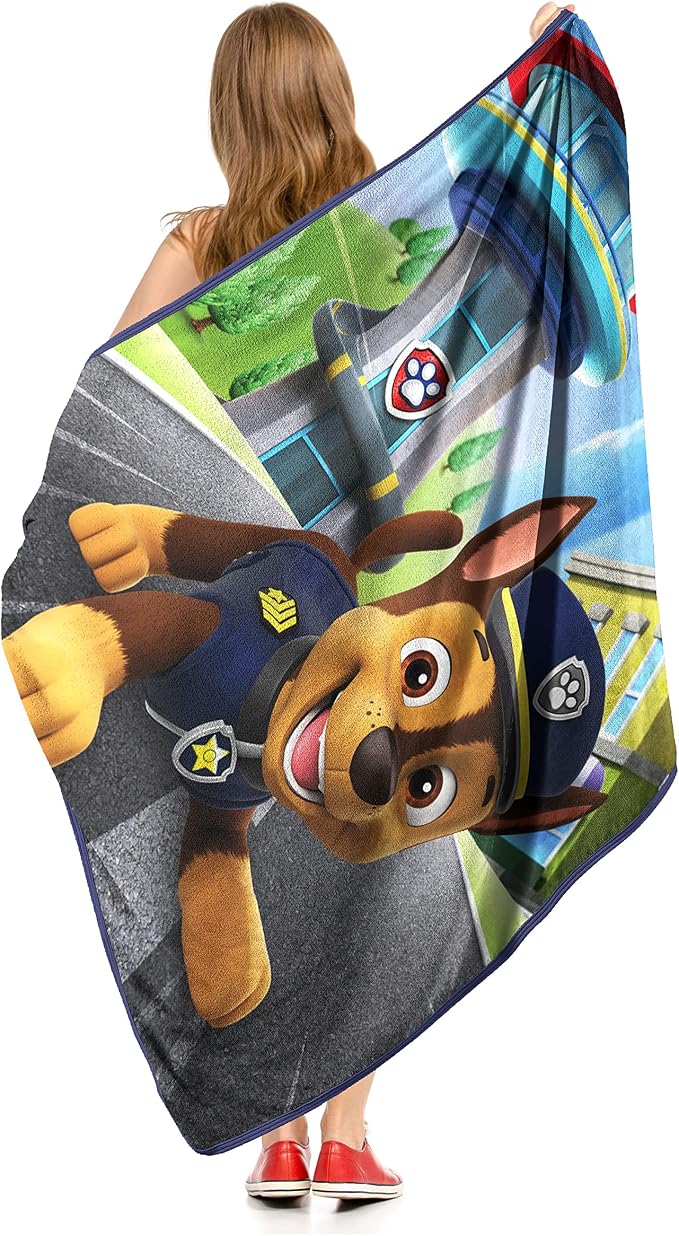 Northwest Paw Patrol Micro Raschel Throw Blanket, 46" x 60", Chase Your Dreams