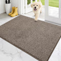 PURRUGS Dirt Trapping Door Mat 32" x 47", Non-Slip Machine Washable Entry Rug, Entrance Mat, Indoor Front Door Mat, Super Absorbent Entryway Rug for Muddy Shoes & Paws, Heathered Beige