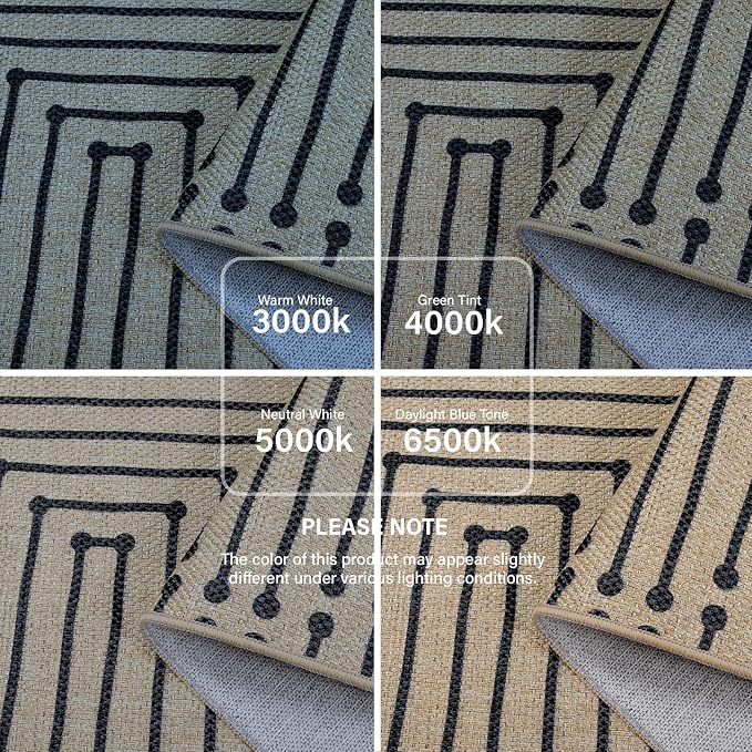 Lahome Easy Jute Washable Runner Rug, 2x8 Farmhouse Kitchen Runner Rug | Non Slip Stain Resistant Low Pile Indoor Outdoor Carpet for Hallway Indoor Entryway Laundry