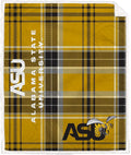 NCAA Alabama State Hornets Playmaker Plaid Ultra Cozy Sherpa Throw