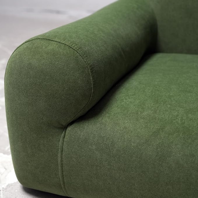 2-in-1 Human & Pet Shared Dog Sofa, Solid Pine Wood Frame with High Resilience Foam, Indoor Pet Furniture(Dark Green)