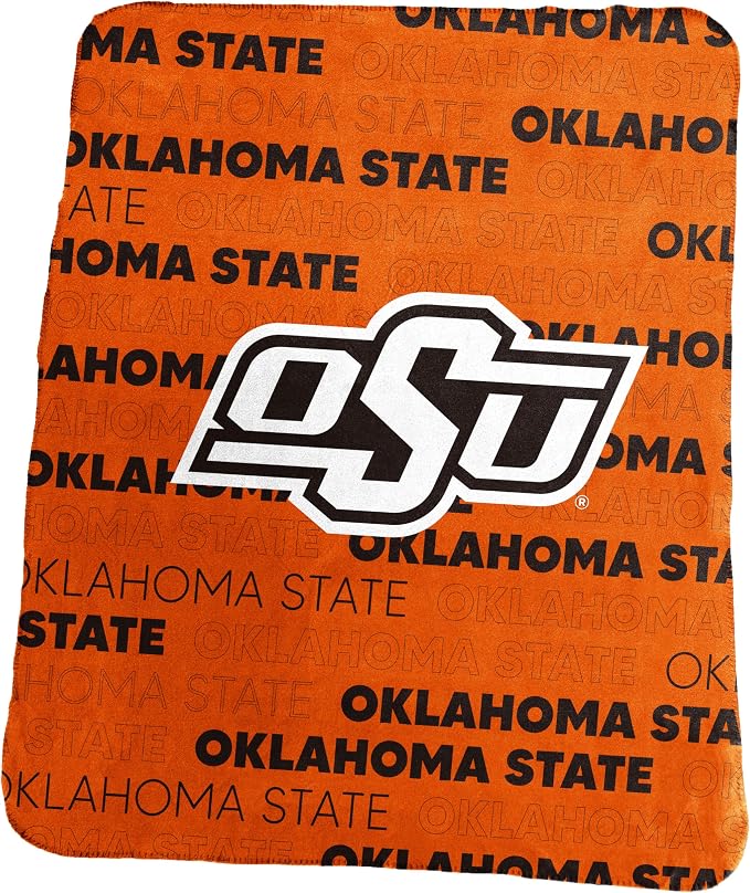 Logo Brands NCAA Classic Fleece Throw Blanket -50” x 60” Ultra-Soft Game Day Blanket with Bold Team Colors & Logo – Cozy College Team Bedding for Fans & Alumni