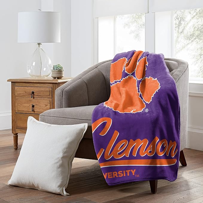 Northwest NCAA Unisex-Adult Raschel Throw Blanket