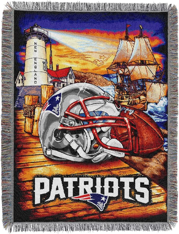 Northwest NFL Woven Tapestry Wall Hanging, 48 x 60 Inches, Officially Licensed, Decorative Fringes