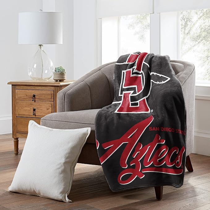 Northwest NCAA Unisex-Adult Raschel Throw Blanket