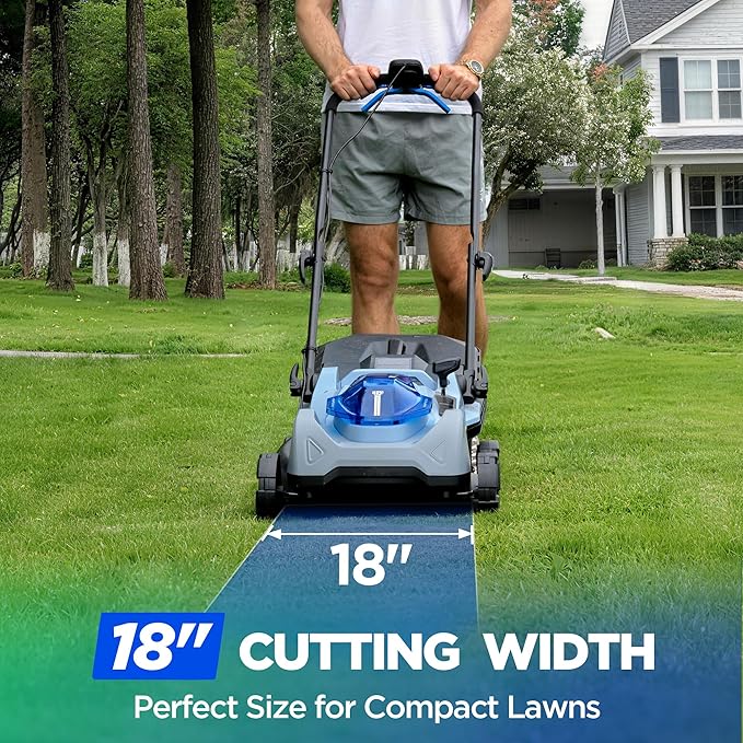18-Inch 40V Max Brushless Cordless Self-Propelled Lawn Mower