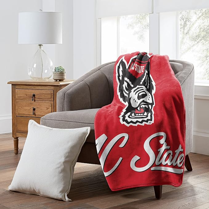 Northwest NCAA Unisex-Adult Raschel Throw Blanket
