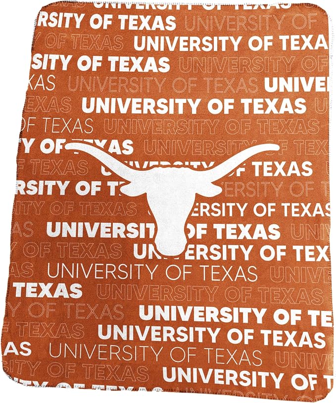 Logo Brands NCAA Classic Fleece Throw Blanket -50” x 60” Ultra-Soft Game Day Blanket with Bold Team Colors & Logo – Cozy College Team Bedding for Fans & Alumni