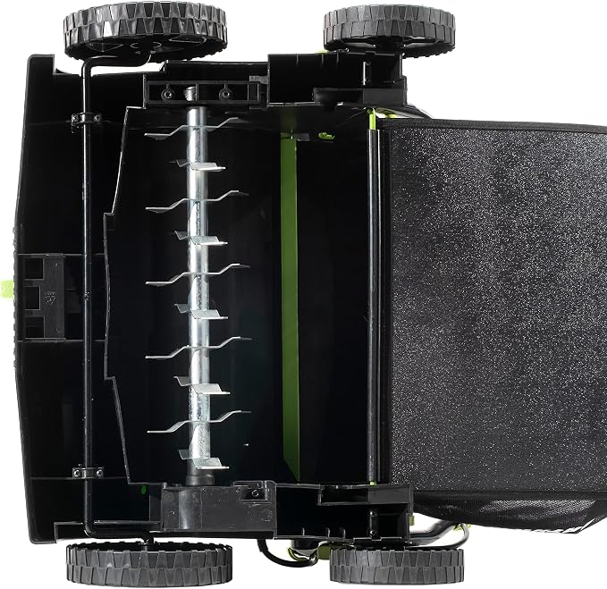 Earthwise DT71613AA 13-Amp 16-Inch Corded Dethatcher with Scarifier Blade and Collection Bag