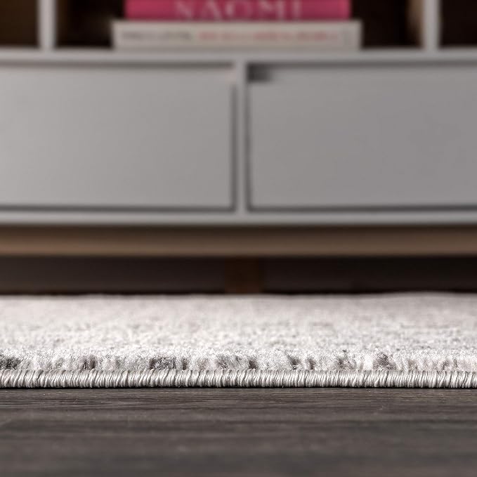 JONATHAN Y Boho Vintage Diamond Cream/Gray Runner Rug 2X10 ft, Moroccan Hype for Living Room, Bedroom, Kitchen, Office, Easy-Cleaning, High Traffic, Pet-Friendly, Non-Shedding (MOH101B-210)