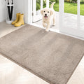 PURRUGS Dirt Trapping Door Mat 31.5" x 47", Non-Slip Machine Washable Entryway Rug, Dog Doormat, Indoor Front Door Mat, Super Absorbent Entry Rug for Muddy Shoes & Paws, Taupe