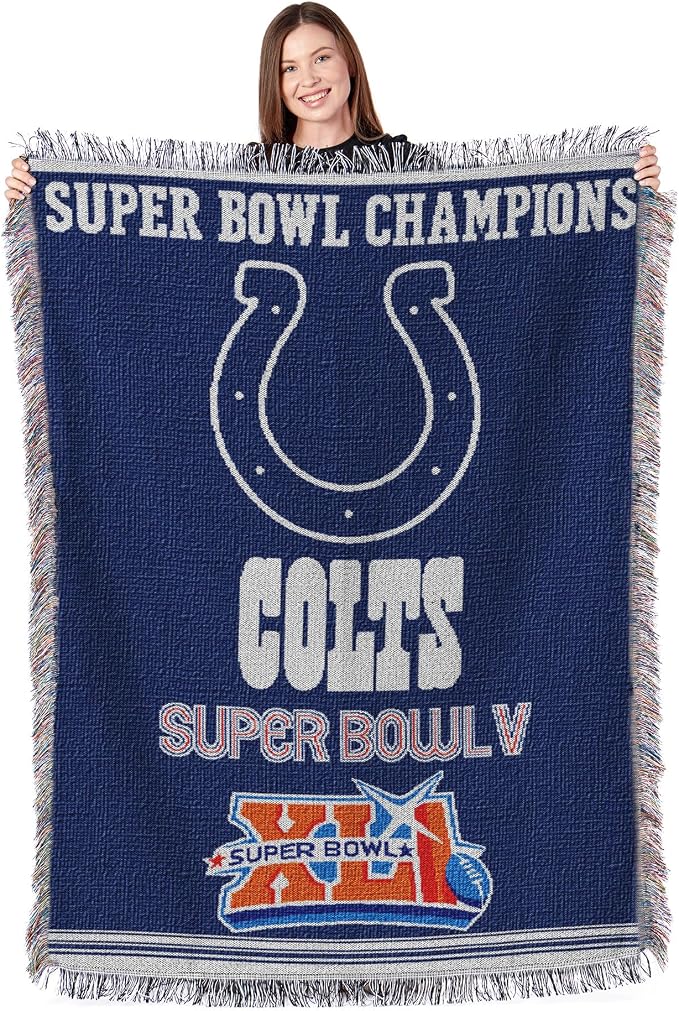 Northwest NFL Woven Tapestry Wall Hanging, 48 x 60 Inches, Officially Licensed, Decorative Fringes