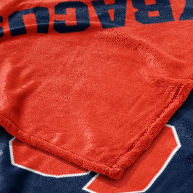 Northwest NCAA Silk Touch Throw Blanket, Ultra Soft Plush Polyester, Lightweight Warm Decorative Fan Gift, 46 x 60 in