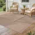 Easy Jute Rug for Pet Homes: 5x7 Outdoor Rug - Beige Woven | Washable Design Cuts Your Cleaning Time by 75% and Maintain Shape and Texture after 50 Washes