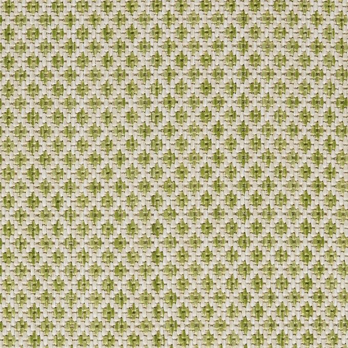 Nourison Home Courtyard Ivory Green 4' x Square Area Rug - Easy Clean, Non Shedding, Bed Room, Living Room, Dining Room, Kitchen (4' x Square)