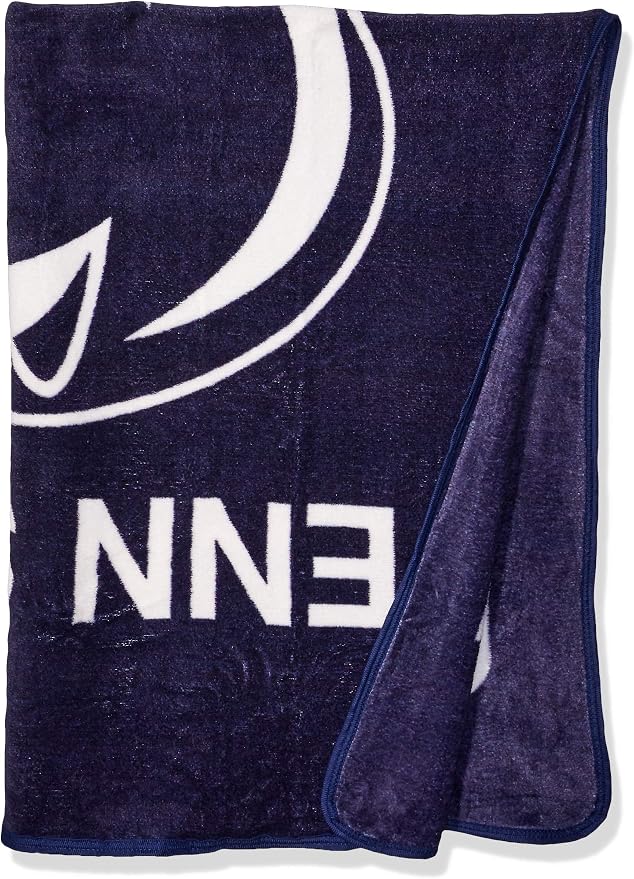 Northwest NCAA Rutgers Scarlet Knights Unisex-Adult Micro Raschel Throw Blanket, 46" x 60", Varsity