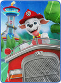 NORTHWEST Paw Patrol Micro Raschel Throw Blanket, 46" x 60", On The Way