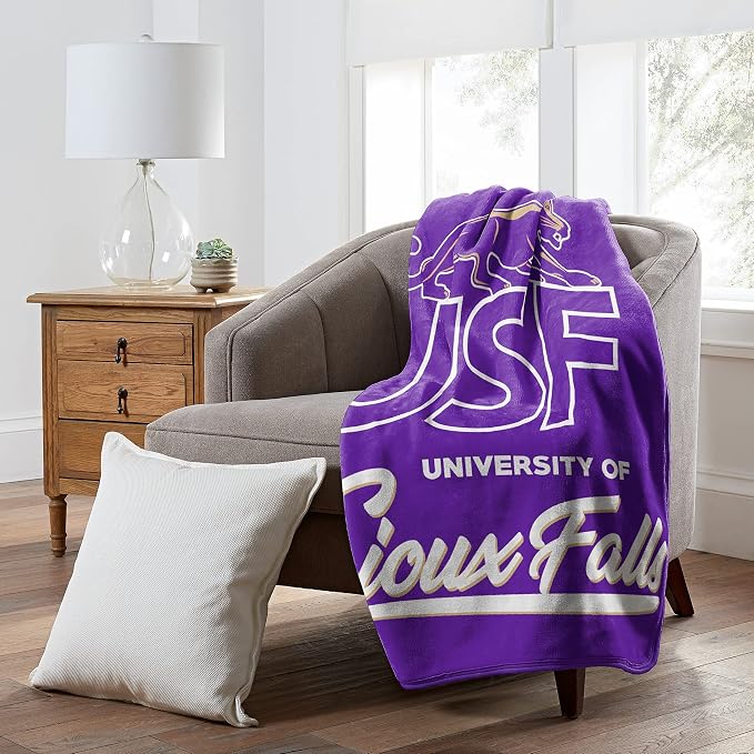 Northwest NCAA Unisex-Adult Raschel Throw Blanket