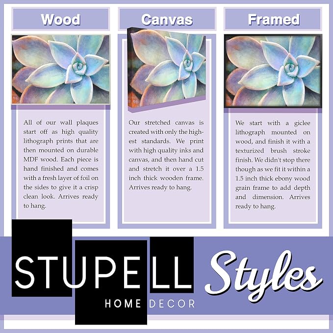 Stupell Industries Be a Wildflower Cursive Typography Oversized Stretched Canvas Wall Art, 24 x 1.5 x 30, Proudly Made in USA | Stupell Industries · By Lil' Rue · Ready to hang · Cottage and rustic charm · Made in USA