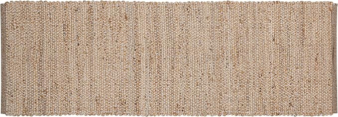 Hausattire Jute Woven Runner Rug 2'x6' - Natural, Hand Braided Boho Reversible Area Rugs for Kitchen, Living Room | Farmhouse Indoor Outdoor Long Mat for Bedroom, Natural Fiber Patio Mats - 24x72 Inch