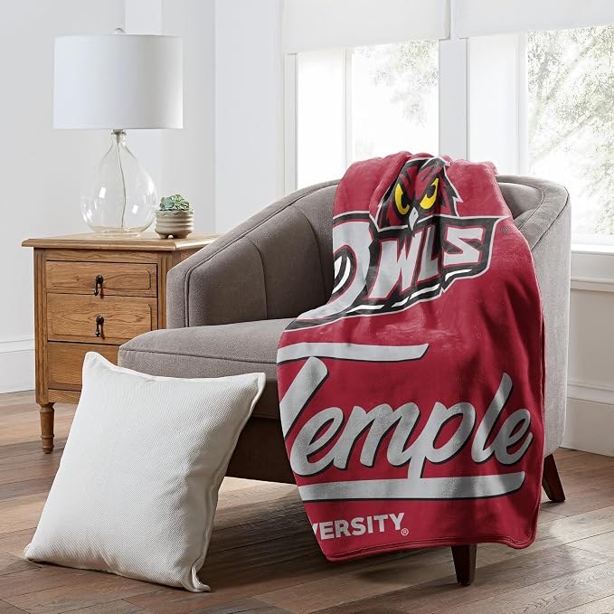 Northwest NCAA Unisex-Adult Raschel Throw Blanket