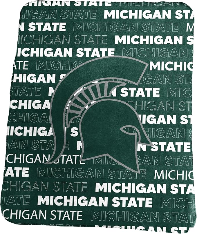 Logo Brands NCAA Classic Fleece Throw Blanket -50” x 60” Ultra-Soft Game Day Blanket with Bold Team Colors & Logo – Cozy College Team Bedding for Fans & Alumni