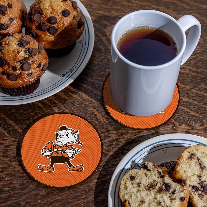 Rico Industries NFL Football Classic Favorites: PVC Coaster Set (4-Pack)