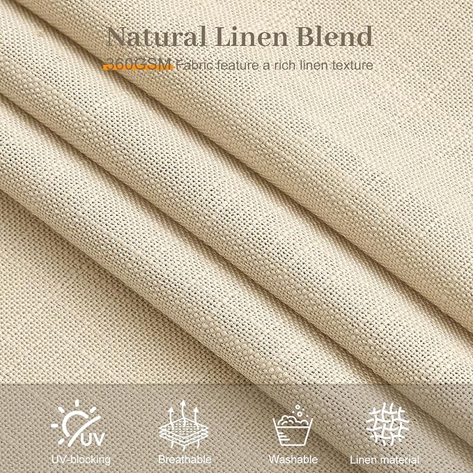 IVAPUPU Pinch Pleated Curtains 90 Inch Long - Image 5