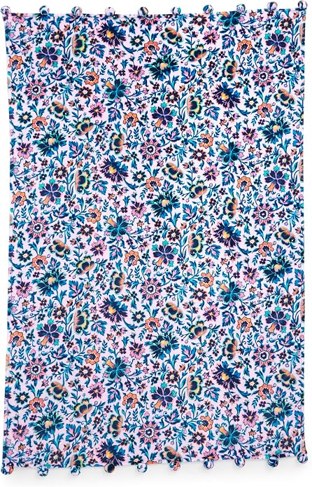 Vera Bradley Women's Fleece Throw Blanket – Soft Plush Blanket for Couch, Bedroom & Home Décor