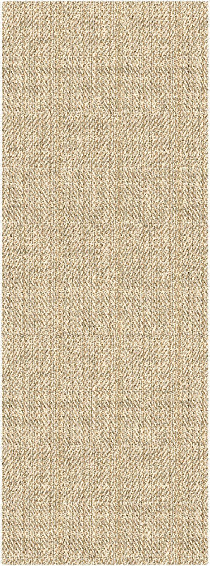 IOHOUZE Washable Runner Rug 2x5 Non Slip Runners for Hallways Entryway Runner Indoor, Kitchen Throw Rug Woven Cotton Floor Carpet for Hall Entrance Bedroom, Warm Beige/Orange/Apricot