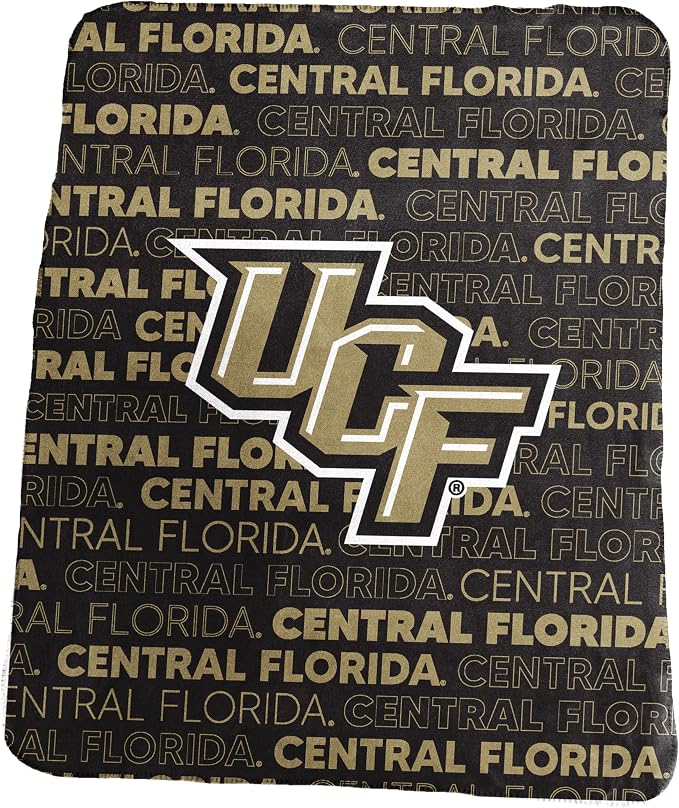 Logo Brands NCAA Classic Fleece Throw Blanket -50” x 60” Ultra-Soft Game Day Blanket with Bold Team Colors & Logo – Cozy College Team Bedding for Fans & Alumni