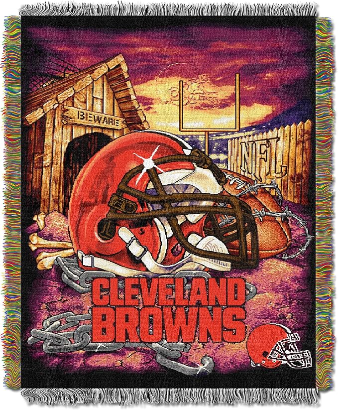 Northwest NFL Woven Tapestry Wall Hanging, 48 x 60 Inches, Officially Licensed, Decorative Fringes