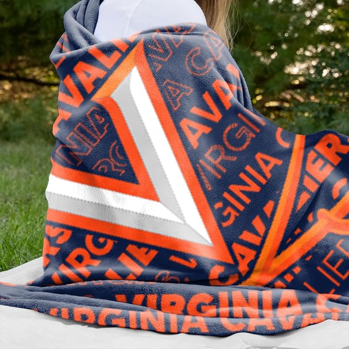 Logo Brands NCAA Classic Fleece Throw Blanket -50” x 60” Ultra-Soft Game Day Blanket with Bold Team Colors & Logo – Cozy College Team Bedding for Fans & Alumni