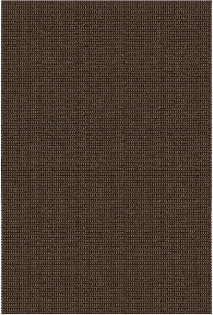 IOHOUZE Washable Area Rug 5x7 Non Slip Rubber Backed Rugs for Living Room, Dining Room Rugs Bedroom Rug, Woven Indoor Floor Carpet for Living Room Nursery Office, Brown