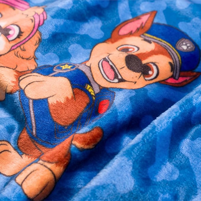 Paw Patrol Kids Sports Soccer Throw, 46 in x 60 in, Soft Plush Blanket for Couch, Bed, or Sporting Events, 2026 World Tournament (Officially Licensed Product) by Franco