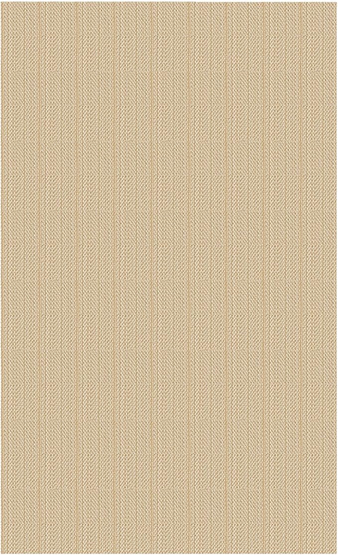 IOHOUZE Washable Area Rug 6x9 Non Slip Rubber Backed Rugs for Living Room, Dining Room Rugs Bedroom Rug, Woven Indoor Floor Carpet for Living Room Nursery, Warm Beige/Orange/Apricot