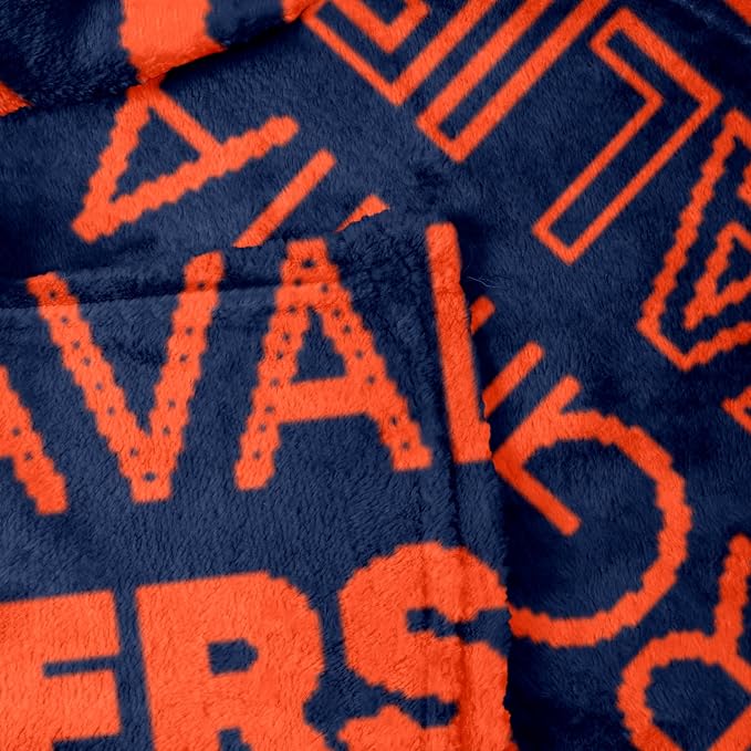 Logo Brands NCAA Classic Fleece Throw Blanket -50” x 60” Ultra-Soft Game Day Blanket with Bold Team Colors & Logo – Cozy College Team Bedding for Fans & Alumni