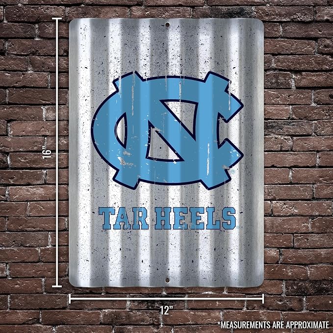 Rico Industries NCAA 12" X 16" Tin Metal Roof Sign