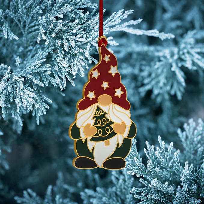 Wallace 2024 Gold-Plated Enamel Wonders of Christmas Ornament - 15th Edition Cardinal Holiday Collectible with Gift Box and Velvet Pouch