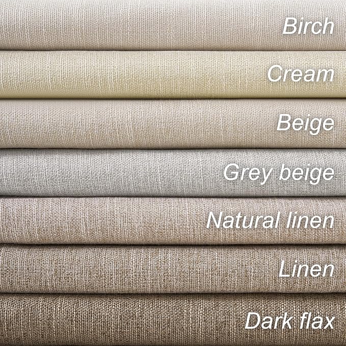 Topfinel 105 Inches Long Blackout Natural Linen Curtains for Bedroom, Rustic Brown Pinch Pleat Sound Blocking Curtains, Neutral Farmhouse Lined Drapes 2 Panels for Living Room Sliding Door