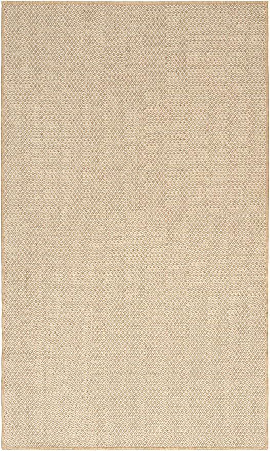 Nourison Home Courtyard Natural 3' x 5' Area Rug - Easy Clean, Non Shedding, Bed Room, Living Room, Dining Room, Kitchen (3' x 5')