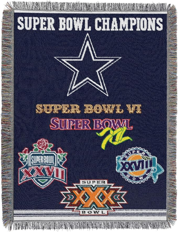 Northwest NFL Woven Tapestry Wall Hanging, 48 x 60 Inches, Officially Licensed, Decorative Fringes